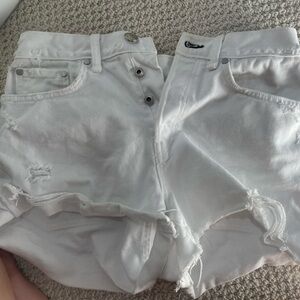Rag & Bone White Denim shorts
